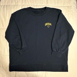 lululemon Notre Dame Perfectly Oversized Crew - navy